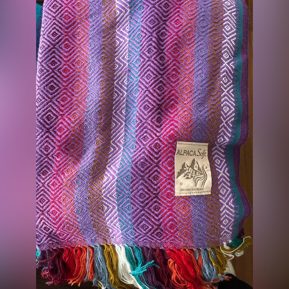 Authentic Alpaca Blanket – Made in Peru 🇵🇪